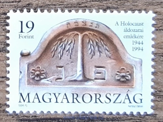 MAĎARSKO ** 4319, 50 let od holocaustu, r. 1994