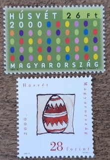 MAĎARSKO ** 4586/7, velikonoce, r. 2000