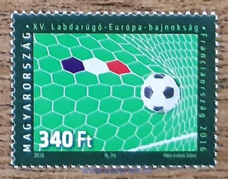 MAĎARSKO ** 5825 ME ve fotbale, Francie, r. 2016