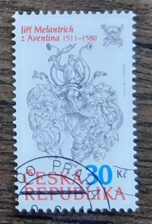 ČR 669 raz., Jiří Melantrich z Aventina (1511 - 1580), r. 2011