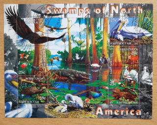 Kyrgyzstán raz. aršík, fauna bažin severní Ameriky, r. 2004