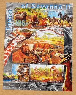  Kyrgyzstán raz. aršík, fauna savany II, r. 2004