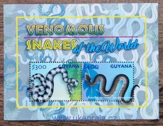GUYANA ** aršík, jedovatí hadi, r. 2024