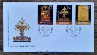 KYPR (ŘECKO) FDC 1083/5, vánoční, r. 2006