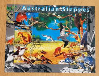 Kyrgyzstán raz. aršík, fauna australských stepí, r. 2004