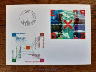 Švýcarsko FDC 1785/8, EXPO ´02, r. 2002
