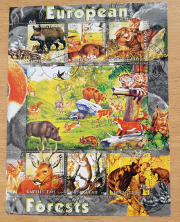 Kyrgyzstán raz. aršík, fauna evropských lesů, r. 2004