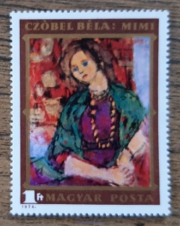 Maďarsko ** 2977 umění, B. Czóbel, r. 1974