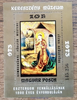 Maďarsko ** aršík Bl 102 A, umění, r. 1973