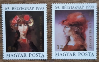 Maďarsko ** 4107/8, Den známky, r. 1990