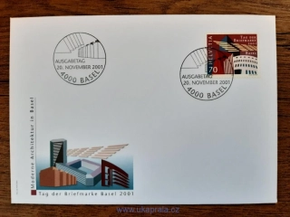 Švýcarsko FDC 1777, Den známky, r. 2001