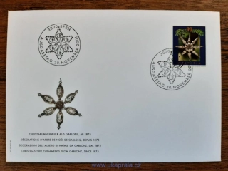 ŠVÝCARSKO FDC 1776 vánoční, r. 2001