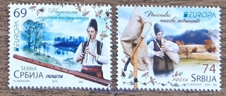 SRBSKO ** 550/1 EUROPA, lidové hudební nástroje, r. 2014