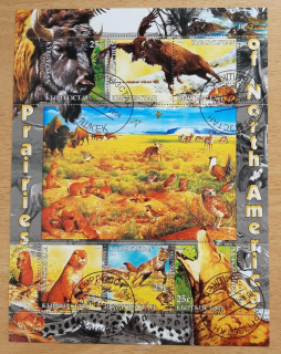 Kyrgyzstán aršík raz., fauna severoamerických prérií, r. 2004