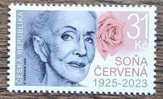 ČR ** 1328, Osobnosti : Soňa Červená, r. 2025