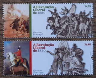 PORTUGALSKO ** 4565/6, revoluce 1820, r. 2019