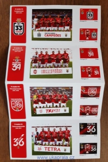 PORTUGALSKO ** sešitek, fotbal, Benfica Lisabon, r. 2017