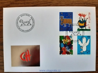 Švýcarsko FDC 1593/6, r. 1996