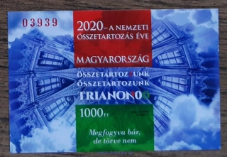 aršík Bl 443B NEZOUBKOVANÝ, Trianon, r. 2020