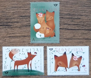 SLOVINSKO ** fauna, lišky, NOVINKA R. 2025