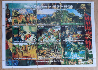 Senegal raz. TL 1898/1906, Paul Cézanne, r. 1999