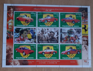 Guinea raz. TL 1977/85, Enzo Ferrari, r. 1998