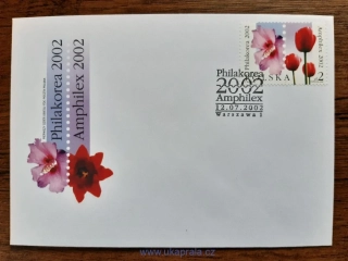 POLSKO FDC 3983 filatelistické výstavy, r. 2002