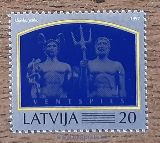 LOTYŠSKO ** 458 přístav Ventspils, r. 1997