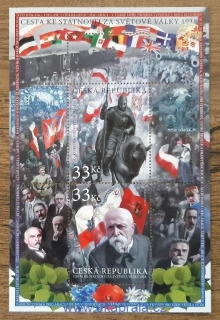 ČR ** aršík A998/9, Česká státnost IV, r. 2018