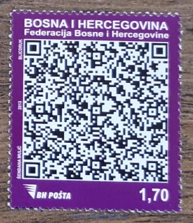 Bosna a Hercegovina ** 632, QR kód, BH Pošta, r. 2013