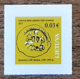 LITVA ** 1177, historické mince, r. 2015