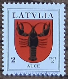 LOTYŠSKO ** 421 IX, erby, r. 2007