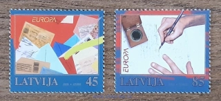 LOTYŠSKO ** 731/2 EUROPA, dopisy, r. 2008