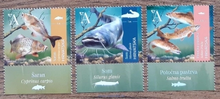 CHORVATSKO ** sladkovodní ryby, NOVINKA R. 2025