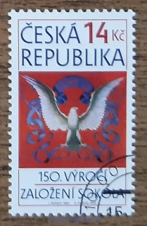 ČR 711 raz., 150. výročí založení Sokola, r. 2012