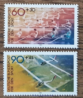 NSR ** 1094/5 příplatkové, sport, r. 1981
