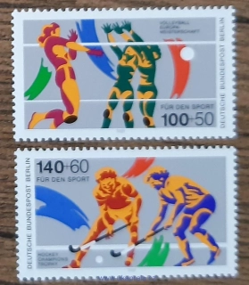 NSR, Berlín ** 836/7 příplatkové, sport, r. 1989