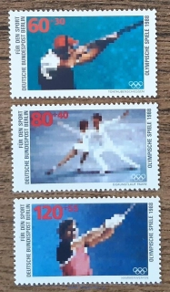 NSR, Berlín ** 801/3 příplatkové, sport, OH, r. 1988