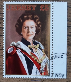 Jersey raz. 313, 5Ł královna Alžběta II., r. 1983