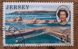 JERSEY raz. 484 návštěva Alžběty II., r. 1989