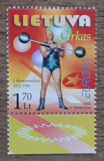 LITVA ** 792, EUROPA, cirkus, r. 2002