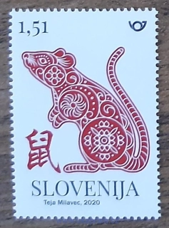 SLOVINSKO ** 1403, čínský rok krysy, r. 2020