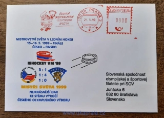 ČR, celistvost, hokej, MS 1999
