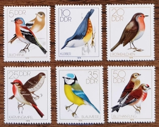 NDR ** 2388/93, zpěvní ptáci, r. 1979