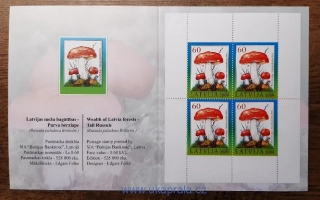 LOTYŠSKO ** ZS 768, flóra III, houby, r. 2009