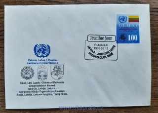 LITVA FDC 495, OSN, r. 1992