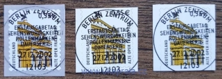 SRN raz. 2304 BA,BC,BD výplatní, pamětihodnosti XXXII, r. 2002