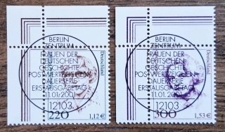 SRN raz. 2158/9 výplatní, ženy v německých dějinách XX, r. 2001