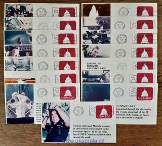 NASA, sada 15ks obálek s fotografiemi z mise STS9 Columbia, r. 1983