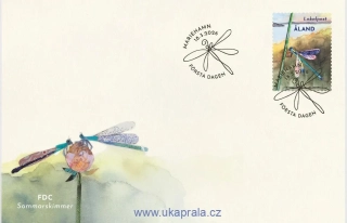 ALANDY FDC Summer Shimmer, hmyz, vážka, NOVINKA R. 2026